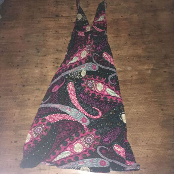 Marty M knit v-neck M long maxi - Picture 1 of 4